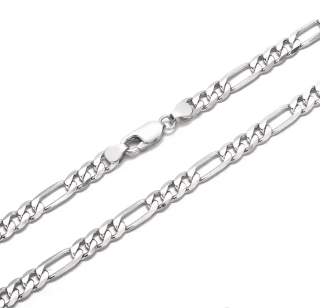 Silver Figaro Chains (5mm) MIXX CHAINS