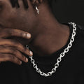 10mm Iced Out Cuban Link Chain with Ring Clasp-5-Mixxchains