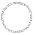 15mm Iced Out Cuban Link Chain in White Gold-5-Mixxchains