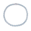 8mm Blue Iced Out Cuban Link Chain-3-Mixxchains