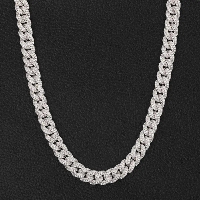 8mm Iced Out Cuban Link Chain-3-Mixxchains