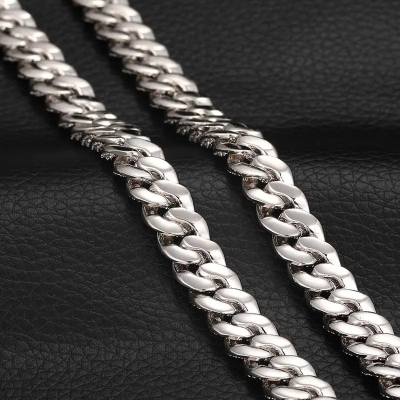 8mm Iced Out Cuban Link Chain-8-Mixxchains