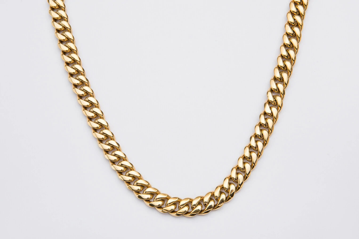 12mm Gold Cuban Link Chain