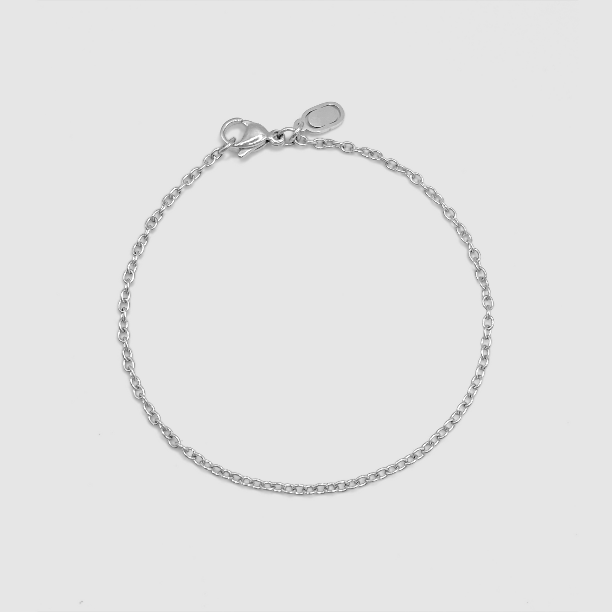Cable Bracelet (Silver) 2mm